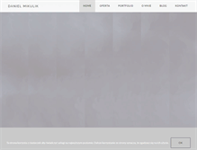 Tablet Screenshot of danielmikulik.com